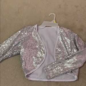 Stunning sequence statement piece jacket